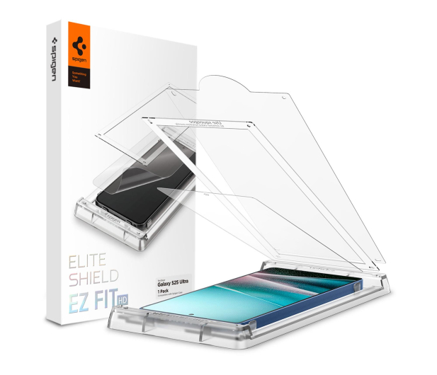 SPIGEN Elite Shield ”Ez Fit” do Samsung Galaxy S25 Ultra Clear AFL09083 - 1313154 - zdjęcie